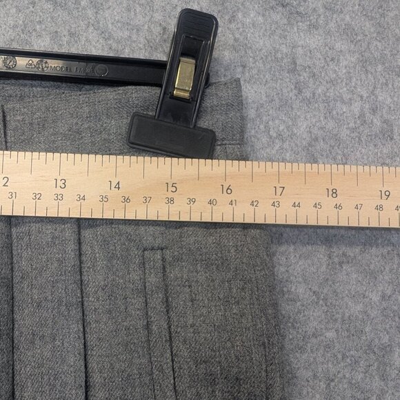 Lauren Ralph Lauren women dress pants grey formal business office pleat size 14 - Picture 11 of 11